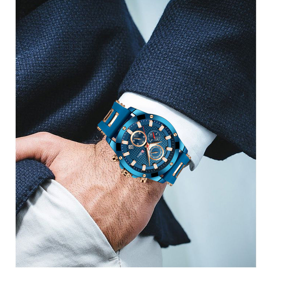 Velmora Chrono Noir – Herren Chronograph Uhr