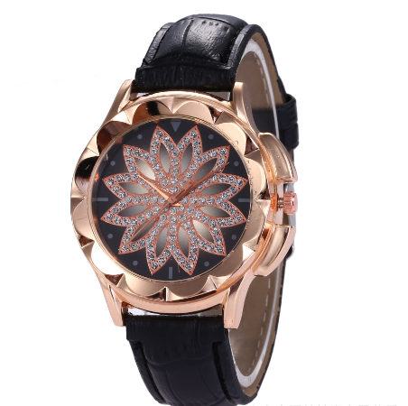 Velmora Aurelia – Damen Kristall Blumen Uhr
