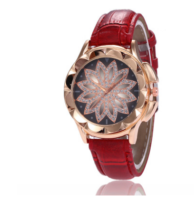 Velmora Aurelia – Damen Kristall Blumen Uhr
