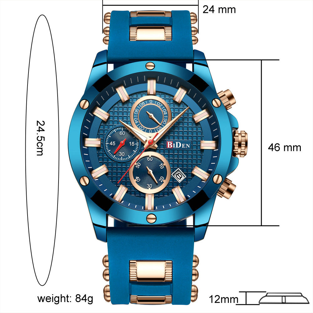Velmora Chrono Noir – Herren Chronograph Uhr